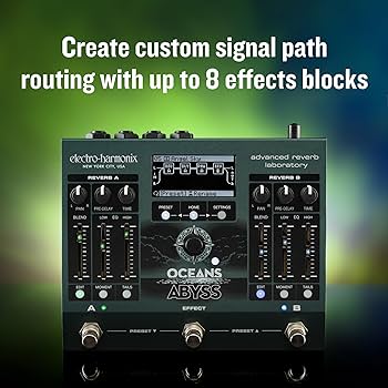 Amazon.com: Electro-Harmonix Oceans Abyss Advanced Reverb